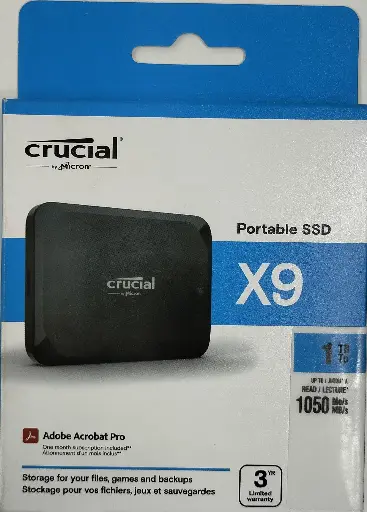 Cruclal Portable SSD X9 1TB