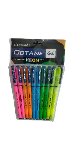 Classmate Octane Gel Pan In Vibrant Neon Bddy
