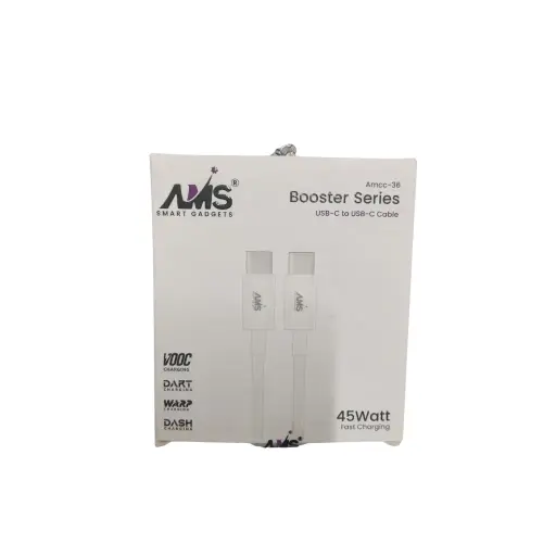 AMS Series Usb-C to Usb-C Cable 45Watt Fast Charging