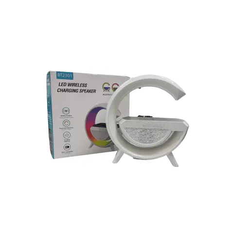 Google Lamp Led Wireless Charging Speaker Multiple Color Selections Wireless Charging Discharge And Charge Immediately Seven Color Selections Sept Choix De Couleurs Fm Radio Fadio Fm Extra Long Standby Listen Wirelessly 