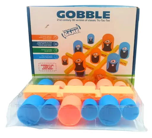 Gobble 21st Century 3D Version Of Classic Tip-Tac-Toe Fun And Contest Game 