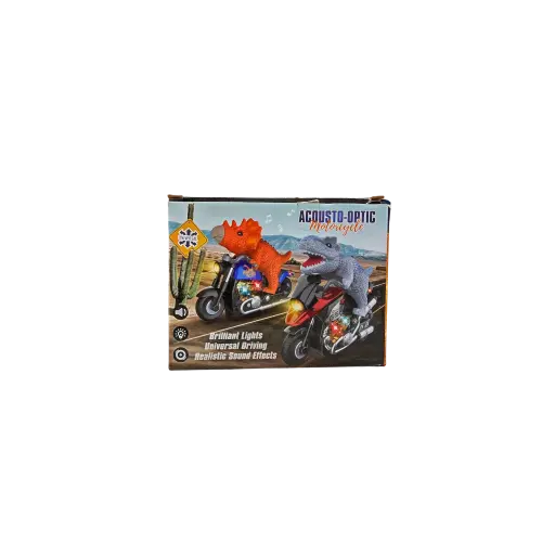 Acousto-Optic Motorcycle Bike Dinasours