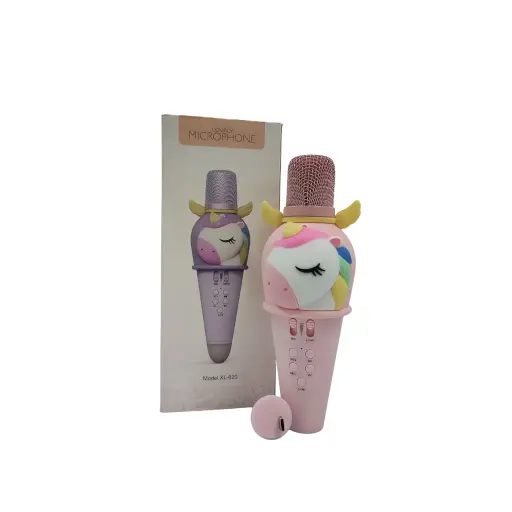 Lovely Microphone Unicorn Softy Mikewith Light