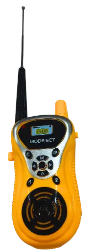 Kids Walkie Talkie Set, Mode Set Function, 5+ Years, Yellow, 2-Pack