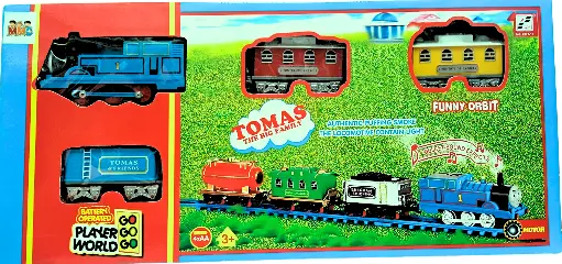 Tomas The Big Family Authentic Puffing Smoke The Locomotive contain Light Train (2277-13)